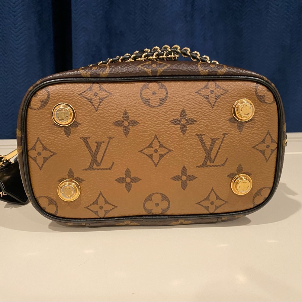 Louis Vuitton Vanity PM Bag Crossbody Purse Clutch Trunk - Picture 5 of 9